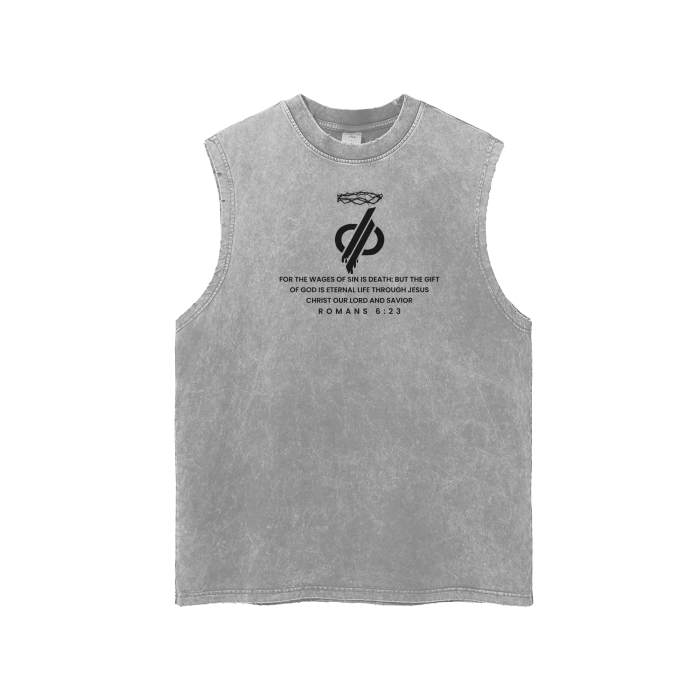 Salvation tank top ,Tank top,Gym,Christian,God,Jesus,MOQ1,Delivery days 5